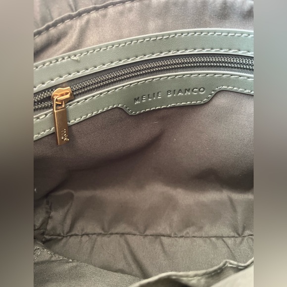 Woven Top Handle Bag - Green - NWT - Picture 3 of 4